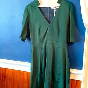 Trina Turk Green Ponte Shift Dress